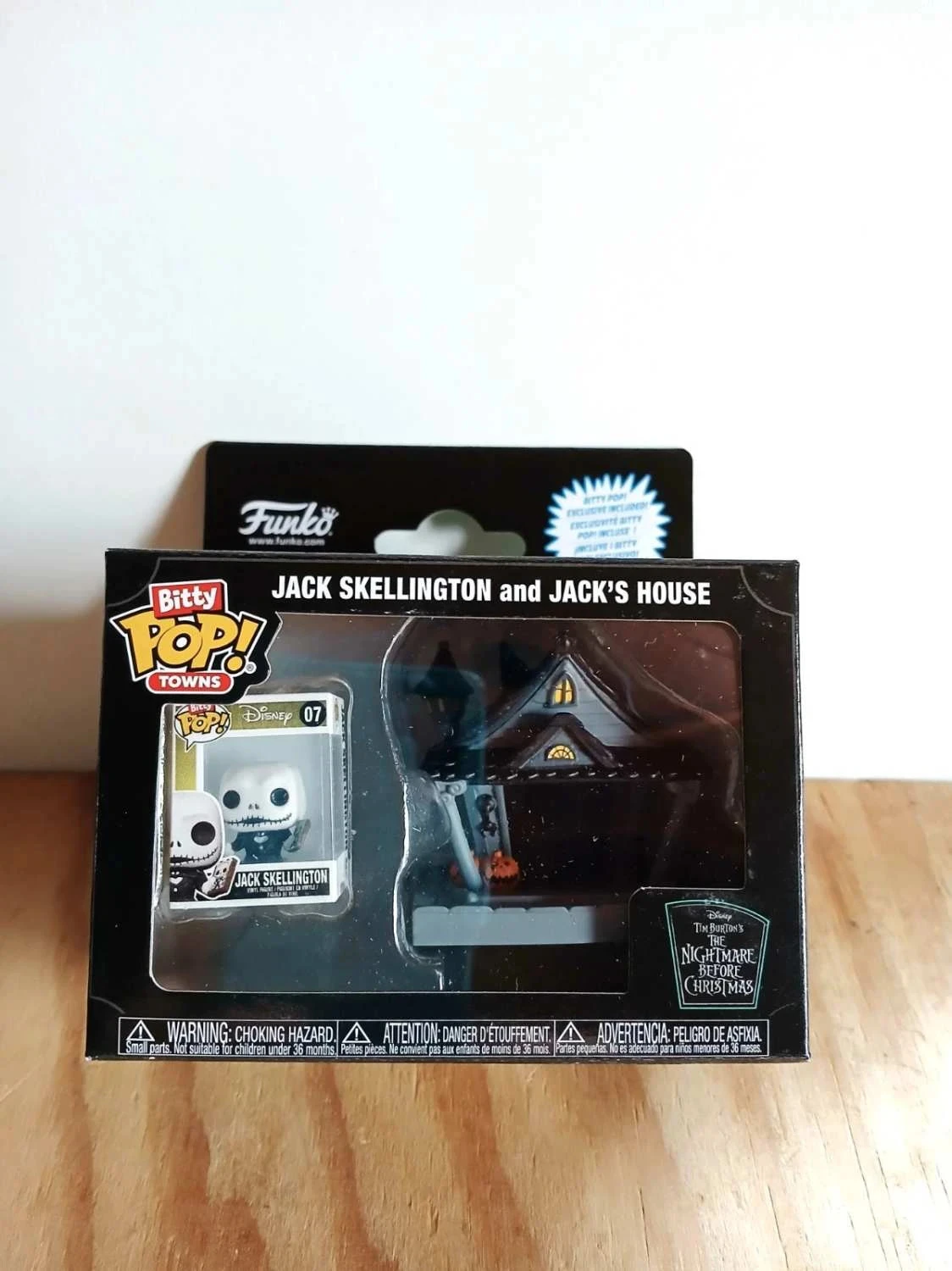 Figurine Funko Bitty POP! Town TNBC Jack Skellington and Jack's House NEUF